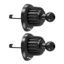 2 Pack Air Vent Clips Universal-Car Mount 0.67in 17mm Joint Ball Head Base Stander Grip Holder Outlet Hook Locks Replacement, 360°Adjustable Car Vent Holder For GPSBracket Phone Charger Clamp