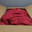 Bedsure King Size Comforter Set - Dark Red King Comforter Set, Soft Bedding for All Seasons, Cationic Dyed Bedding Set, 3 Pieces, 1 Comforter (104"x90") and 2 Pillow Shams (20"x36"+2")