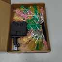 Huquary 50 LED 25ft Tropical Beach Hawaiian Solar String Lights Flamingo Pineapple Palm Tree Lights Outdoor 8 Modes Waterproof Solar Powered Decor for Hawaii Summer Tropical Pool Beach Luau Party