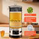 VEVOR Beer Brewing Equipment, 8 Gal/30L 304 Stainless Steel Home Beer Brewer,1500W All-in-One Home Brewing Kit with Tall strainer, Integrated Inner Barrel & Reinforced Handle