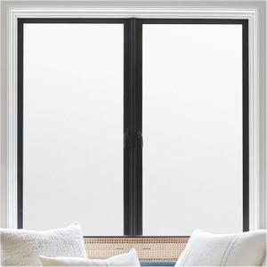 rabbitgoo Window Privacy Film, Frosted Glass Window Clings, Removable Static Cling Frosting, Anti-UV Glass Door Covering, Opaque Sticker for Home, Matte White, 17.5"x78.7"