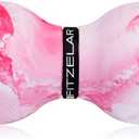 Double Lacrosse Massage Ball for Myofascial Release, SGS Certification, Massage Deep Tissue for Waist Back Feet, Trigger Point Therapy, Muscle Knots, Peanut Massage Ball for Muscle Pain (Pink)