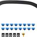 SecosAutoparts Front Fender Trim Molding Compatible with GMC Sierra 1500 2019 2020 2021 2022 2023, Replacement for Part# 84492974 85522781 GM1291265 Right Passenger Side Front Fender Flare