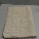 Leetaltree Beige Placemats Set of 12 - Heat Resistant Non-Slip Place mats for Dining Table, Washable Durable PVC Vinyl Woven Table Mats(Beige, 12)