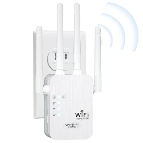 WiFi Extender,WiFi Extender Signal Booster for for Home & Outdoor,Device Servers Covers Up to 6000 Sq. ft and 35 Devices,Internet Booster