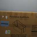 Portable Bathtub for Adults, 38Inch Foldable Bathtub Bathroom SPA Tub Cold Plunge Tub Collapsible Bathtub for Hot Ice Water