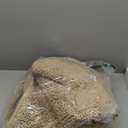 OLANLY Dog Door Mat for Muddy Paws 35x24, Absorbs Moisture and Dirt, Absorbent Non-Slip Washable Doormat, Quick Dry Chenille Mud Mat for Dogs, Entry Indoor Entryway Carpet for Inside Floor, Beige