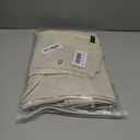 Men's Linen 2 Piece Suit Slim Fit Wedding Groom Groomsmen Summer Vest Shorts Set (X-Large, Off-white)