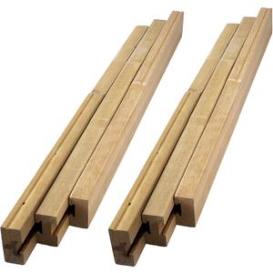 Briwooody 2 Pack 26" Standard Table Extension Slides Set (Allows for Max 52" Opening) for Table with 4 Legs Smooth Extension and Easy Installation,26" L,2.75" W,2.38" H