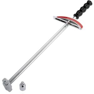 Tooluxe 03703L Dual Drive Beam Style Torque Wrench | 3/8 & Drives | 17 Length | 0-150 Ft-Lbs | SAE | Premium Steel Alloy