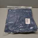 EMMIOL Baggy Jeans Women Straight Leg Mid Rise Boyfriend Wide Leg High Waisted Cute Trendy Y2K Loose Fit Pants Stretchy (Blue)