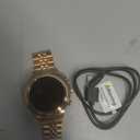 High-end Luxury Smart Watch for Men, Rotating Dial (Axe-Cut Bezel) Smartwatch, 1.32" AMOLED Display, Heart Rate, Blood Pressure, SpO2, Sleep Monitor, Stainless Steel Build, Compatible Android and iOS (Gold)