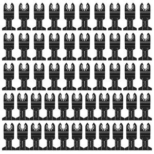 FORCA Multi Tool Blades Kits, 105 Pcs Universal Oscillating Tools Saw Blades for Wood, Fine Tooth Multitool Blades, Durable High Carbon Steel