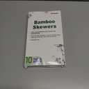 2 x 200PCS 10 inch Bamboo Skewers for wooden sticks BBQAppetiserFruitCocktailKabobChocolate FountainGrillingKitchencrafting and Party. =3mm, More Size Choices 6"/8"/10"/12"/36"