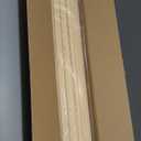 LazBlinds Cordless Bamboo Roman Shades, Privacy Window Treatment, Roll Up Bamboo Blinds for Windows, 29'' W x 60'' H (Privacy-dp-natural)