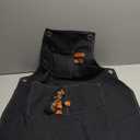 AFUN Chef Aprons for Men Women with Large Pockets, 16-Ounce Cotton Canvas Cross Back Heavy Duty Work Apron (Black)