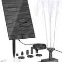 Biling Solar Water Fountain Pump, Solar Bird Bath, Outdoor with Tubing, Solar Powered Fountain Pump for Pond BirdBath, Garden, Pool, Fish Tank,Backyard (1.5W)