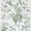 WRAPAHOLIC 25Pcs Green Floral Guest Napkins - Guest Disposable Hand Towels for Bathroom, Bridal and Baby Shower, Tea Party, Garden Party, Birthday Party - 4.3 x 7.9 In