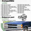 Fuel Injection Pressure Regulator Set Compatible with 1993-1996 Chevy Blazer Express 2500 C1500 C2500 C3500 K1500 K2500 K3500 Suburban Tahoe Yukon C1500 C2500 C3500 Safari Replace 19143609 17112907