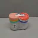 12 Pack Freezer Containers with Screw On Lids, 10oz Stackable Reusable Food Storage Container, Airtight Plastic Storage Containers with Twist Top Lids for Food Sauce Jello Soup