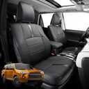 DrCarNow for Toyota 4Runner Seat Covers (2011-2024, 7-Seat Model Only, 3-Row Full Set, Black Car Seat Protectors), Seat Protection for 7 Seater Only, Customized for Toyota 4Runner 2011-2022 2023 2024