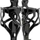 Bike Water Bottle Holder with Hidden AirTag Compartment, Secure Bicycle Bottle Cage for 0.51.1 L Bottles, Durable PC Material for Road and Mountain Bikes