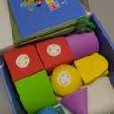 Hodurgyi 15 PCS Magnetic Foam Blocks, STEM Preschool Toys for Children, Magnetic Building Blocks for Toddlers, Kids Bath Toys and Montessori Sensory Toys, Birthday for Boys & Girls Age 3 4 5 6+