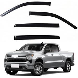 Amazon.com: YLSCOO Window Visors Rain Guards fits 2019-2025 Silverado & GMC Sierra 1500, Out-Channel Window Wind Deflectors Vent Shades Accessories, Dark Smoke 4 Pcs2020 2021 2022 2023 2024 : Automotive
