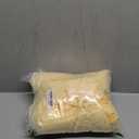 Vessia Flannel Fleece Throw Blanket(50x70 inch), 3D Jacquard Light Yellow Fuzzy and Warm Blanket for Couch,Sofa,Bed,Chair, 300GSM Super Soft Touch Cozy Lightweight Throw for All-Season Home Decor