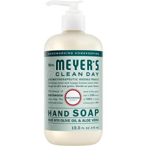 MRS. MEYER'S CLEAN DAY Hand Soap, Birchwood Scent, 12.5 Fl Oz Bottle