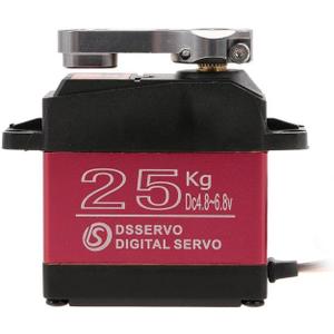 ZOSKAY Servo High Torque Metal Gear Standard Digital Servo 25KG/0.13S 6.8V for 1/8 1/10 RC Cars (Control Angle 180)