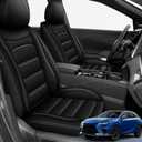 TTX LIGHTING Car Seat Covers Fit for 2016-2025 Lexus RX 350 RX350(Not Fit for RX350L), Anti-Slip Waterproof Automotive Seat Covers Protector with 3 Storage Pockets(2 Seats,Black)