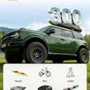 Half Roof Rack Fit for Ford Bronco 2021-2026 4-Door Hard Top Only - Aluminum Rooftop Cargo Luggage Carrier, Low Profile