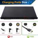 Slim 170W Charger Fit for Lenovo Legion Slim 5 5i Yoga Pro 9i Lenovo ThinkPad P1 P16 IdeaPad Pro 5 Lenovo LOQ ADL170SCC3A 4X20S56697-20V 8.5A ac Adapter Laptop Power Supply