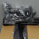 Goovilla 3 Tier Rolling Utility Cart Organizer with Removable Drawer, Stable and Sturdy Black Rolling Storage Carts with 2 Lockable Wheels for Bathroom, Kitchen, Snack, Craft, Makeup, Baby Essentials