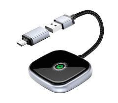 Wireless CarPlay Adapter, Wireless Car Screen Adapter for iPhone-Easily Upgrade Wired CarPlay to Unwired Connectivity, Includes USB-A to USB-C Dongle, Plug & Play for iPhone (iOS 10 and Above)