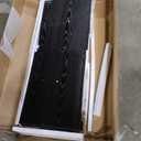 Black Tall 7 Drawer Dresser for Bedroom, Modern Wood Closet Dressers & Chests of Drawers with Jewelry Storage, 23.6" L*15.8" W*47.5" H in Large Vertical Dresser for Bedroom, Living Room, Nursery