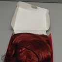 Red Bob Wigs for White Women - 12'' Short Bob Wigs With Bangs Natural Fashion Synthetic Wig Colorful Synthetic Hair for Daily Cosplay Halloween