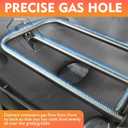 Burner Tube for Weber Q300, Q320, Q3000, Q3200, 304 Stainless Steel Burner Kits Replacement for Weber Q Series, Replaces 60036, 80385, 57060001, 586002, 65032