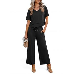 Tankaneo Womens 2 Piece Sets Casual Tracksuits (L)