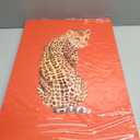 3pcs Framed Cheetah Leopard Bows Lucky 8 Ball Art Poster Aesthetic Girly Room Dopamine Decor Painting Canvas Print Minimalist Preppy Wall Picture For Dorm, Apartment, Modern Home Decoration 16x24in