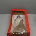 Kurt Adler 16Inch White/Rose Gold Black Angel Tree Topper