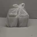 Disposable Plastic Hinged Food Container - 70 Pcs Clear Clamshell Food Containers, Internal Size 6.3" Length x 3.9" Width x 2.7" Depth