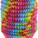WARMBUY Rainbow Cupcake Papers Baking Cup Liners, 300 Pcs