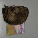 Pixie Cut Layered Short Brown Wigs with Bangs Straight Synthetic Hair Wigs for White Women (Blonde Mixed Brown)