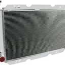 4 Row Radiator for 1985-1997 Ford Bronco F250 F350 F150 F Super Duty F53 V8 5.0L 5.8L 7.5L V8 Pickup Radiators 4 Core Full Aluminum Radiador