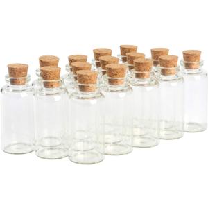 Magic Season Decorative Glass Bottles (15 Pcs / 0.7 fl oz.)