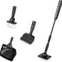 Hygger Small Aquarium Cleaning Tools, 4 in 1 Fish Tank Cleaner Kit with Handle,Fish Net,Algae Scraper,Clean Brush,Flat Sponge S