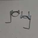 5" Heavy Duty Exhaust Clamp With Hanger, Exhaust Pipe Hanger Muffler Hanger Universal for 5 Inch Exhaust Pipes (2 Pcs)