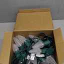 C9 Christmas String Lights Outdoor 50 Feet Led Christmas Lights, 50+2(Spare) Strawberry Bulbs Connectable UL Certified for Indoor Outdoor Roofline Patio Holiday Party Backyard Xmas Decor Pure White